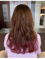 ラグゼヘアカミヤ 菊川店(luxe hair CAMIYA) 裾カラー