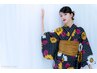 【手ぶらOK】　浴衣レンタル・着付＋ヘアのみまたはメイクのみ　　￥18,400