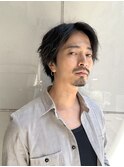 メンズカット/メンズパーマ/センターパート/麻布十番/六本木
