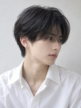 ベル 新宿(Belle) シースルーマッシュカルマヘア曲がる縮毛矯正メンズ縮毛矯正