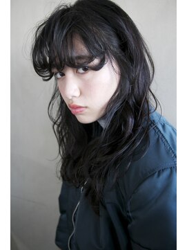 ナヌーク シブヤ(nanuk shibuya) 【nanuk】∞シースルーバング×ウェット×アッシュブラック∞