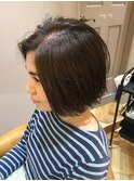 ワンレン外ハネのオシャレボブスタイル☆担当副店長川上功介