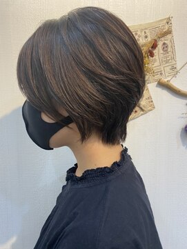 ジャストビューティー リアリー(just beauty Really) 大人可愛いショートボブナチュラルブラウン