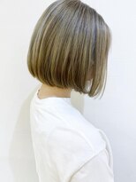 モリオ フロム ロンドン 成増店&nbsp;【morio成増/玉井】グレージュ　ハイトーン　ボブ