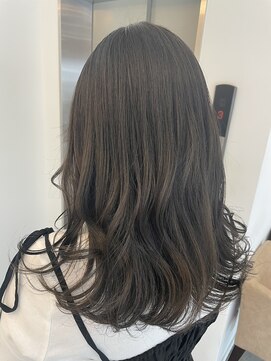 アヴァンスアンス 広島袋町店(AVANCE.ens) ブリーチ×グレージュカラー