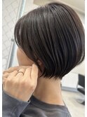 耳かけショートボブ大人可愛い前髪小顔カットBEEST保坂