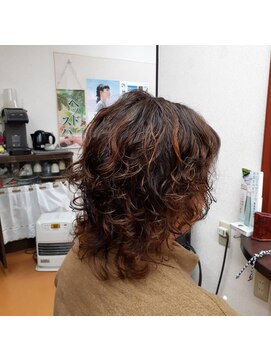 のりこの店 ダメージレスパーマ