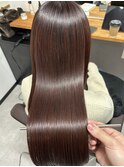 laia髪質改善 x レッドブラウン【髪質改善laia吉祥寺美容室】