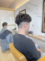 ラポールヘアー(rapport hair)&nbsp;ナチュラルフェード×パーマ＊