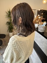 メデル(mederu)&nbsp;コテ巻き風デジタルパーマミディアムパーマボブパーマ大人可愛い