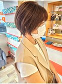 《RIP SOUL》丸みコンパクトショート アッシュブラウン