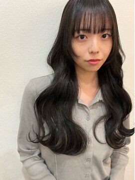 アイディー  高知(id) -高知　id-韓国ロング　波巻き顔まわりレイヤー