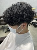 薩摩川内シャドウパーマ波巻きスパイラルパーマツイストパーマ