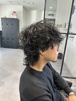 カルロイースタイル(CARLO e-style)&nbsp;波巻きツイストスパイラルツーブロックウルフ