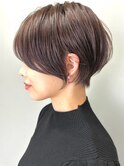 【似合わせカット】フェザーショート/マロンベージュ/ショート