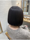 シンプルボブ♪乾かすだけでまとまるボブ　外ハネもできます◎