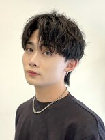 ビューエヒメ(VIEW EHIME)&nbsp;韓国風センターパートシースルーバングメンズ透明感カラー