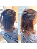 *美髪ミディアム*髪質改善矯正【Zina柏の葉キャンパス】 