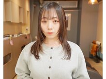 丸顔の方へオススメ＊ハッシュカットレイヤースタイル◎