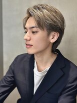 ロンドアンメゾン 原宿(Lond un Maison.)&nbsp;men'sメンズブリーチハイライトダブルカラースパイキーショート