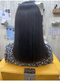 縮毛矯正で叶える艶ストレート