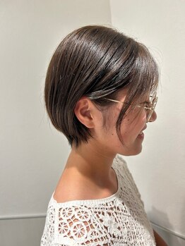 ゼル 郡山駅前(ZELE)の写真/顔の印象を決めるこだわりの顔周りカット★1人1人の骨格・雰囲気に合わせて,、小顔見えスタイルをご提案♪