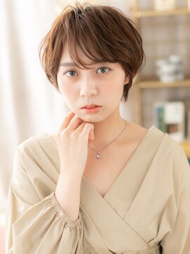 カバーヘアアンドスパ ブリス 浦和(COVER HAIR&SPA bliss) 斜めバングひし形レイヤーマッシュショートc6浦和30代40代