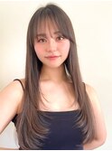 レイヤーカットミディアムレイヤー顔周りレイヤーロングレイヤー