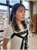 カラーで楽しめるインナーカラー