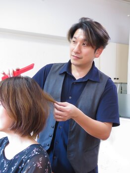 美容室 夢追い人の写真/ホームケアやスタイリングのアドバイスもお任せ！髪の状態を見極め、貴方に合った施術で理想のスタイルに♪