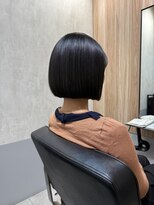 イオエ 三宮(ioe)&nbsp;髪質改善/ボブ/黒髪/オリーブグレー/小顔カット/ココアベージュ