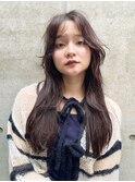 ラベンダーアッシュ/顔まわりレイヤー