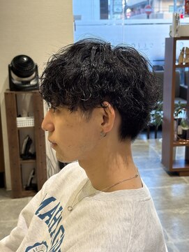 波巻きツイストスパイラルパーマ