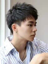 ルーシー 渋谷(LUCEY)&nbsp;センターパートフェザーパーマフェザーショートツイストパーマ