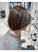 白髪ぼかしハイライト縮毛矯正ダブルカラー髪質改善30代40代50代