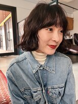 オン(ON)&nbsp;【ON】ボブ　× ニュアンスパーマ