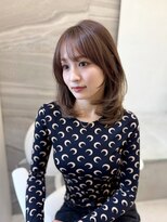 アナ ラーナ(Anna Lanna) 大きめワンカールで可愛いミディアムレイヤー【奥村北斗】