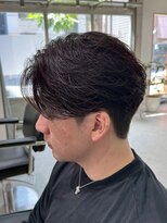 ハイプ(HYPE)&nbsp;フェザーパーマ/センターパート/シャドウパーマ/眉毛