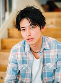伸ばしかけメンズスタイル