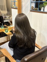 ヘアーサロン クスキ(hair salon KUSUKI) オリーブカラー!!