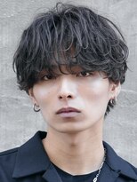フィフス 大分(fifth)&nbsp;大分シャドウパーマメンズカットラウンドマッシュツーブロック