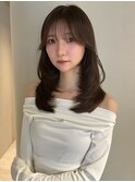 札幌大通レイヤーカットハッシュカット髪質改善韓国ボブ顔周り