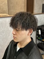 ザ クラン バイ ヘッドライト 仙台長町店(THE CLAN by HEADLIGHT) 【強めメンズパーマお勧め】縦落ちツイストスパイラル