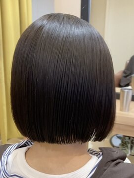アース コアフュールボーテ 東松山店(EARTH coiffure beaute) シルクストレート_酸性ストレート_髪質改善_ボブ