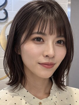 サンド 銀座(sand) 外ハネで簡単に決まる、大人可愛いレイヤーボブ