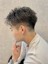サニー 西中島店(sunny.)&nbsp;サイドパート×かき上げヘア/センターパート
