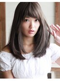 [chobii]316モードヘア☆ミルクティーカラー☆姫カット☆Yuki