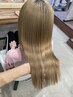 ［ブリーチオンカラー+酸熱トリートメント］