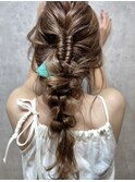 ヘアセット/ヘアアレンジ/ヘアメイク/ハーフアップ/前髪カット