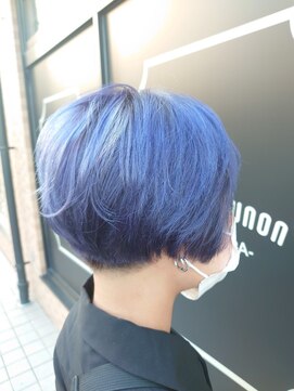 ネオリーブルノン 日吉(Neolive Runon) ショート×ターコイズブルー☆ビタミンカラー